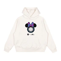 Women's Cream F1 Academy x Disney Minnie Mouse Wheel Hoodie