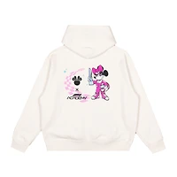 Women's Cream F1 Academy x Disney Minnie Mouse Wheel Hoodie