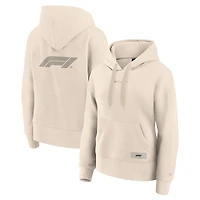 Sweat à capuche ton sur subtil pour femme de la collection Crème Formula 1 Elements Future Ground