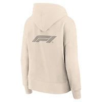 Sweat à capuche ton sur subtil pour femme de la collection Crème Formula 1 Elements Future Ground