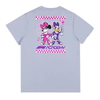 T-shirt gris F1 Academy x Disney à nœud papillon pour femme