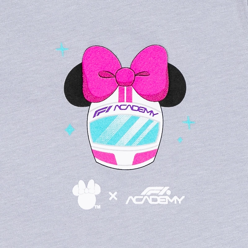 Women's Gray F1 Academy x Disney Bow Boxy T-Shirt