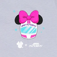 Women's Gray F1 Academy x Disney Bow Boxy T-Shirt