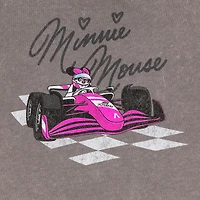 Women's Gray F1 Academy x Disney Minnie Mouse Boxy Washed T-Shirt