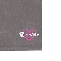 Women's Gray F1 Academy x Disney Minnie Mouse Boxy Washed T-Shirt