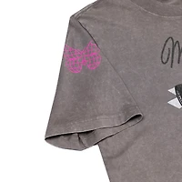 Women's Gray F1 Academy x Disney Minnie Mouse Boxy Washed T-Shirt