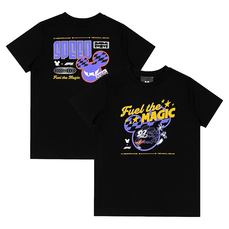 Youth  Black Formula 1 x Disney Fuel The Magic T-Shirt
