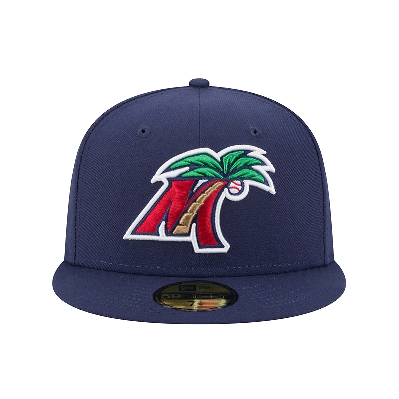 Men's New Era  Navy Fort Myers Mighty Mussels Theme Nights 59FIFTY Fitted Hat