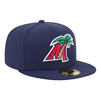 Men's New Era  Navy Fort Myers Mighty Mussels Theme Nights 59FIFTY Fitted Hat