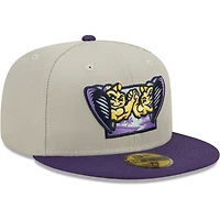 Casquette ajustée 59FIFTY pour homme Fort Myers Mighty Mussels Authentic Collection Team Alternate New Era grise