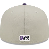 Casquette ajustée 59FIFTY pour homme Fort Myers Mighty Mussels Authentic Collection Team Alternate New Era grise