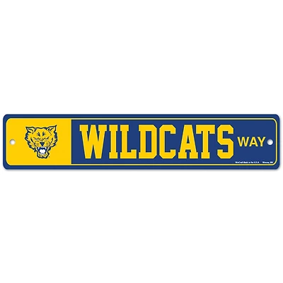 Panneau de signalisation WinCraft Fort Valley State Wildcats 3,75'' x 19''