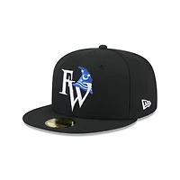 Casquette ajustée 59FIFTY noire New Era pour homme, thème Fort Wayne TinCaps, soirées