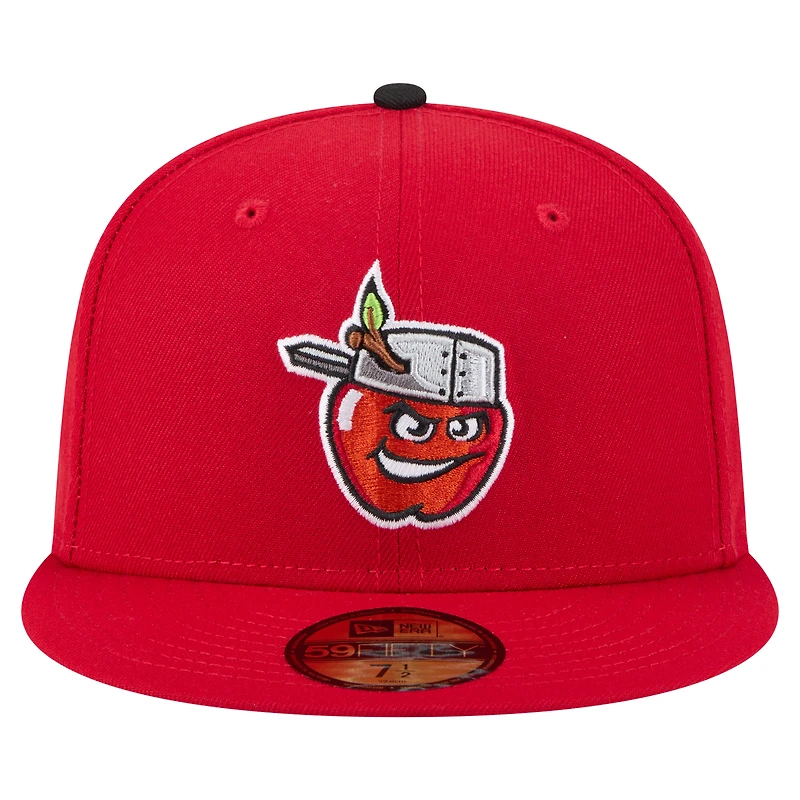 Men's New Era  Red Fort Wayne TinCaps Authentic Collection 59FIFTY Fitted Hat