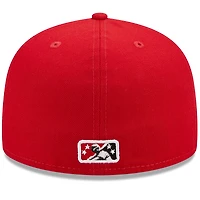 Men's New Era Red Fort Wayne TinCaps Marvel x Minor League 59FIFTY Fitted Hat