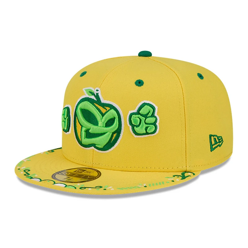 Casquette ajustée New Era jaune Fort Wayne TinCaps 2026 Copa De La Diversion 59FIFTY pour homme