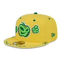 Casquette ajustée New Era jaune Fort Wayne TinCaps 2026 Copa De La Diversion 59FIFTY pour homme