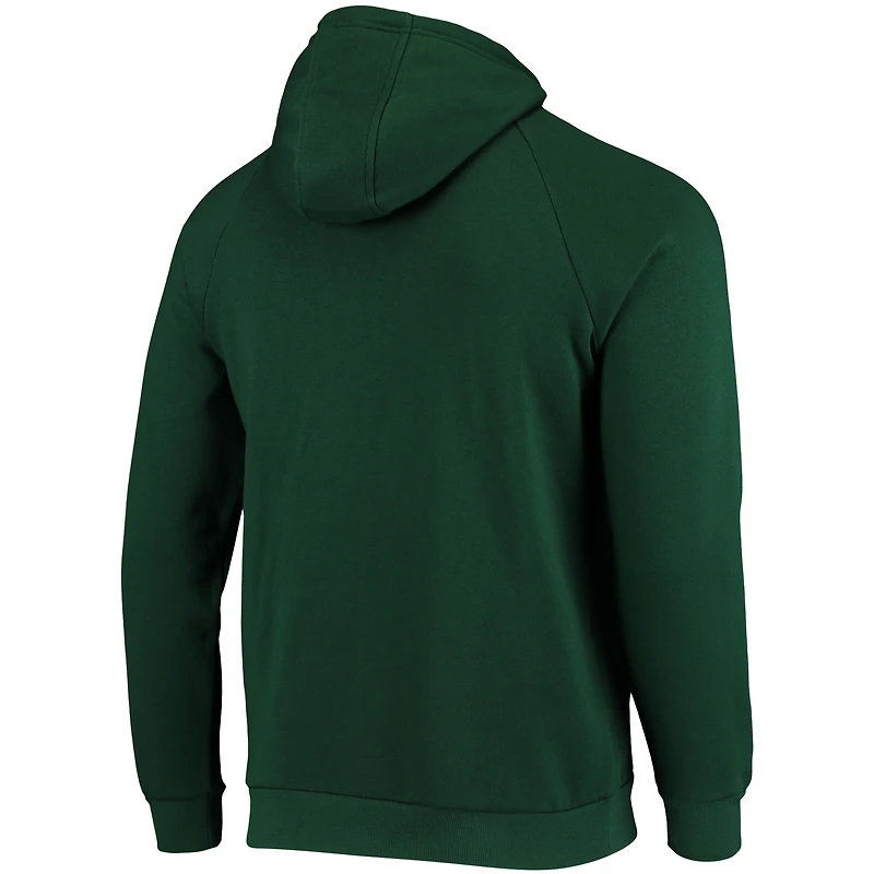 Men's Under Armour Green Fort Wayne TinCaps All Day Raglan Fleece Pullover Hoodie
