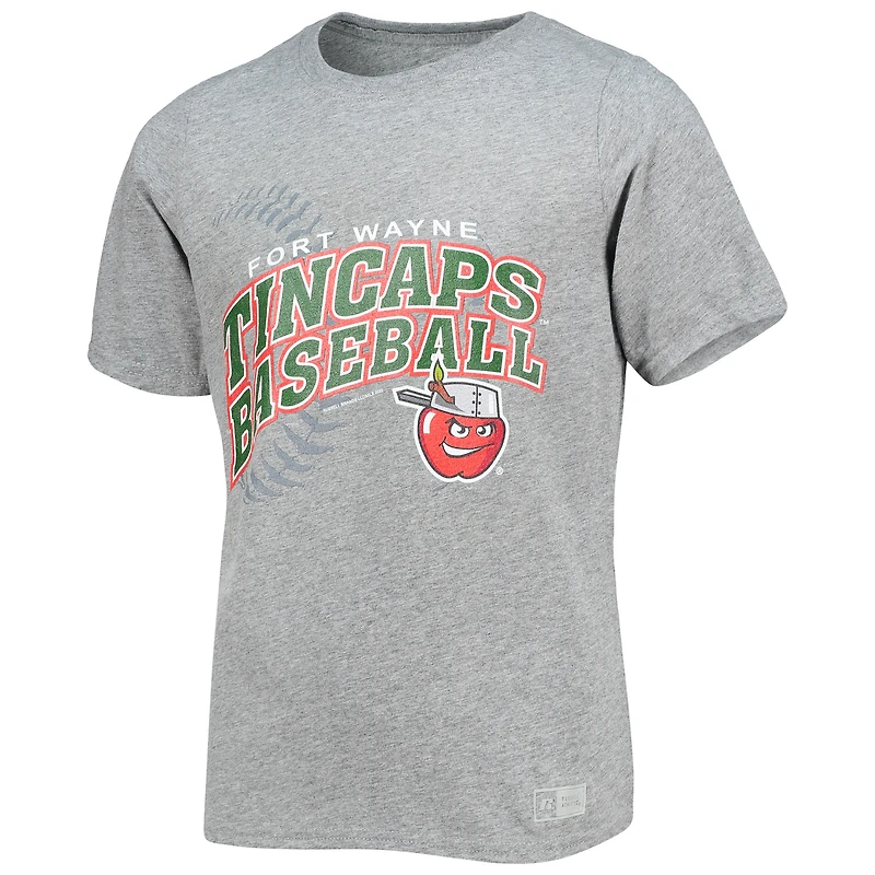 Youth Russell Gray Fort Wayne TinCaps Essential T-Shirt