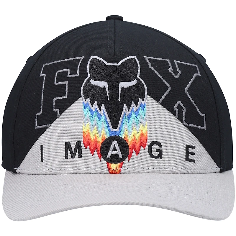 Men's Fox Black/Gray Relm Flex Hat