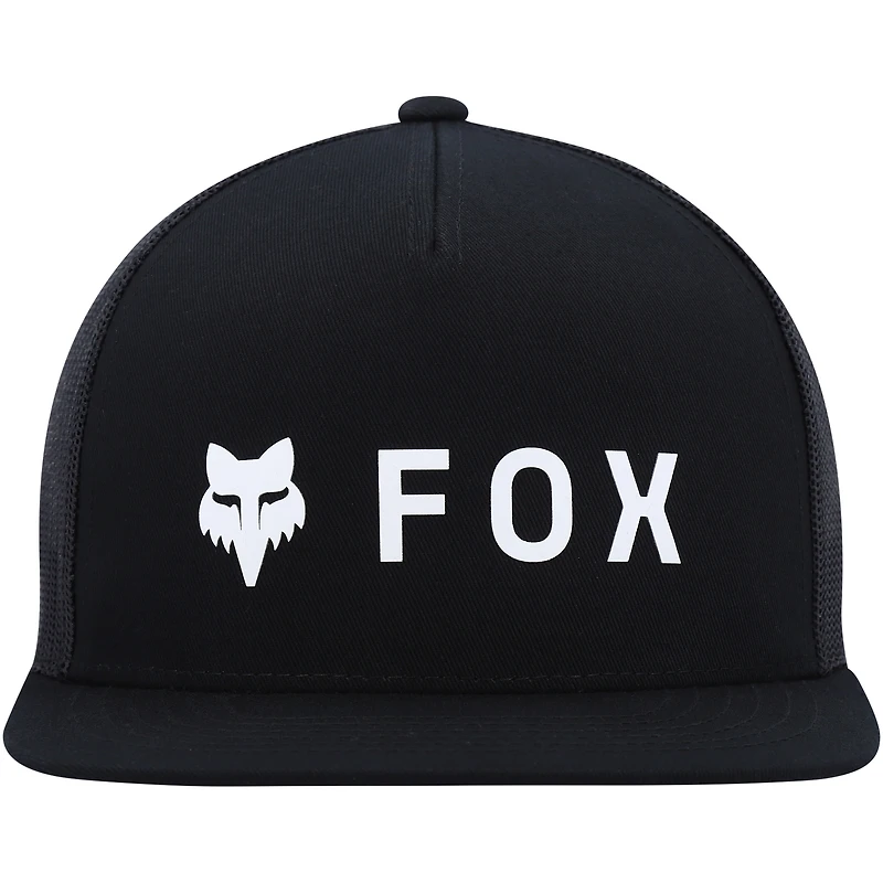 Men's Fox Black Absolute Mesh Snapback Hat