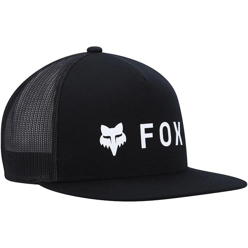 Men's Fox Black Absolute Mesh Snapback Hat