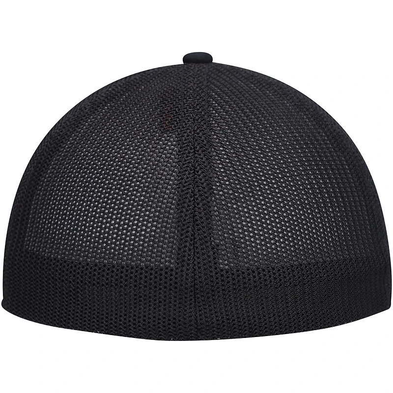 Men's Fox Black Colel Tri-Blend Trucker Flex Hat