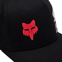Casquette Fox Honda Flex noire pour hommes