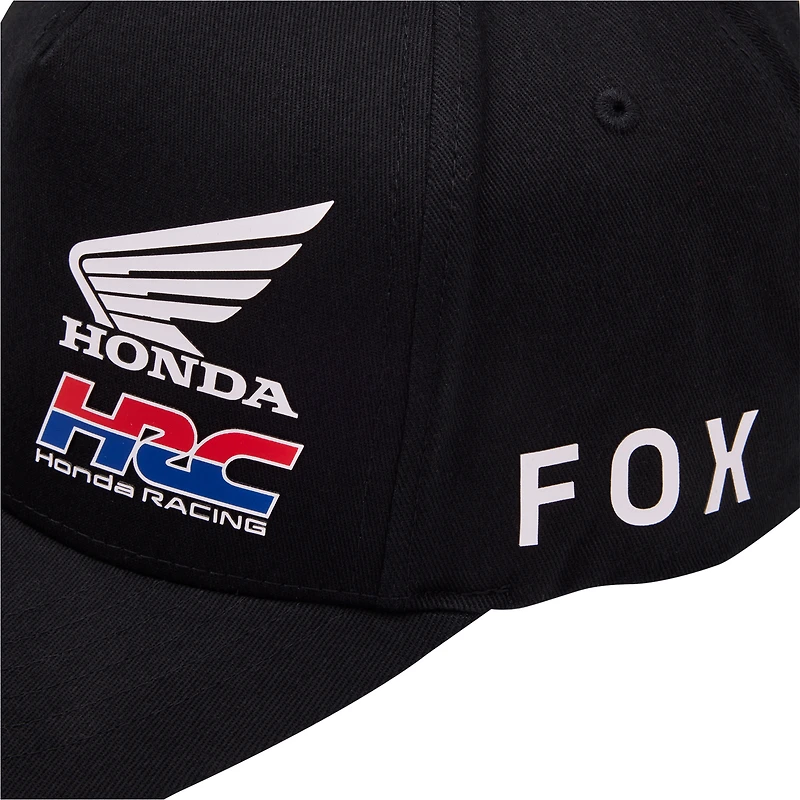 Casquette Fox Honda Flex noire pour hommes