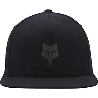 Men's Fox Black Snapback Hat