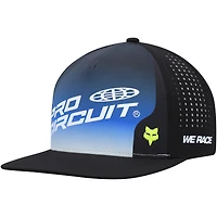 Casquette Snapback réglable Fox Foyl Pro Circuit pour hommes, bleu/noir