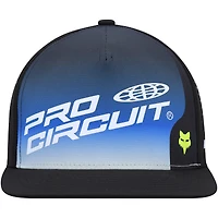 Casquette Snapback réglable Fox Foyl Pro Circuit pour hommes, bleu/noir