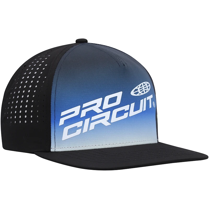 Casquette Snapback réglable Fox Foyl Pro Circuit pour hommes, bleu/noir