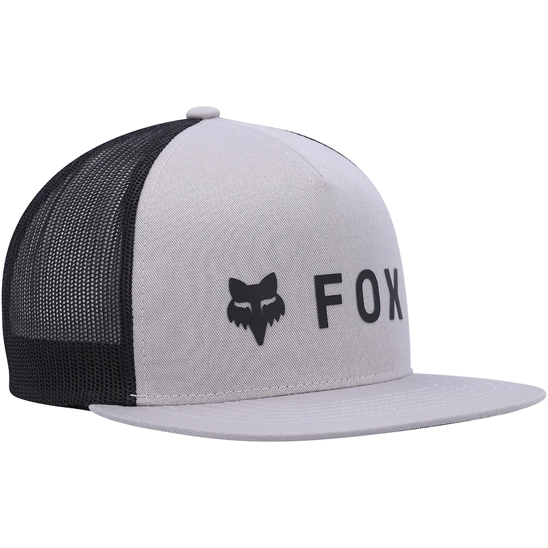 Men's Fox Gray Absolute Mesh Snapback Hat