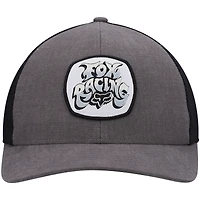 Casquette Fox Colel Tri-Blend Trucker Flex en étain/noir pour homme