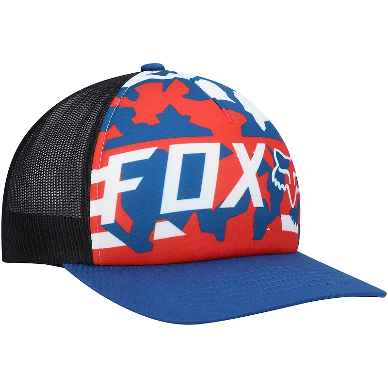 Casquette Fox Royal/Black Red White and True Snapback pour homme