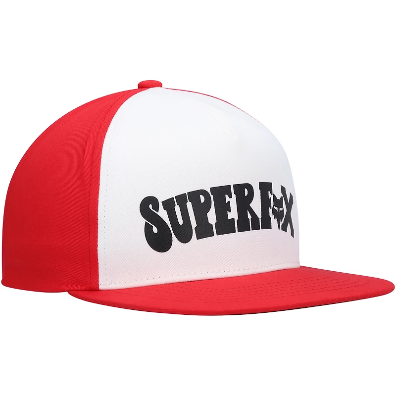 Casquette Snapback Fox Super Trik pour homme de coloris blanc