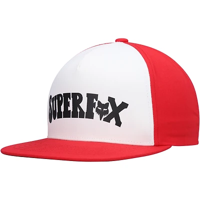 Casquette Snapback Fox Super Trik pour homme de coloris blanc