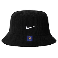 Men's Nike Black France National Team Corduroy Bucket Hat