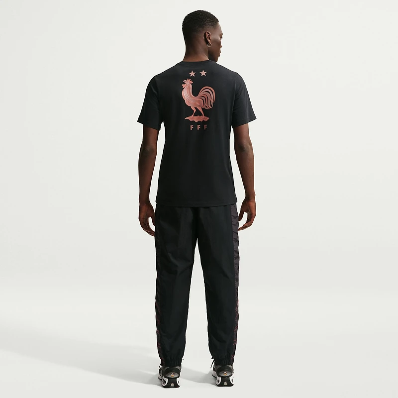 T-shirt Nike vert pour homme avec logo de l'équipe nationale France