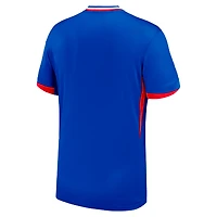 Maillot blanc réplique domicile de l'équipe nationale France 2024 Nike bleu pour homme