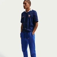 Pantalon de jogging en polaire technique Nike bleu pour homme, équipe nationale France