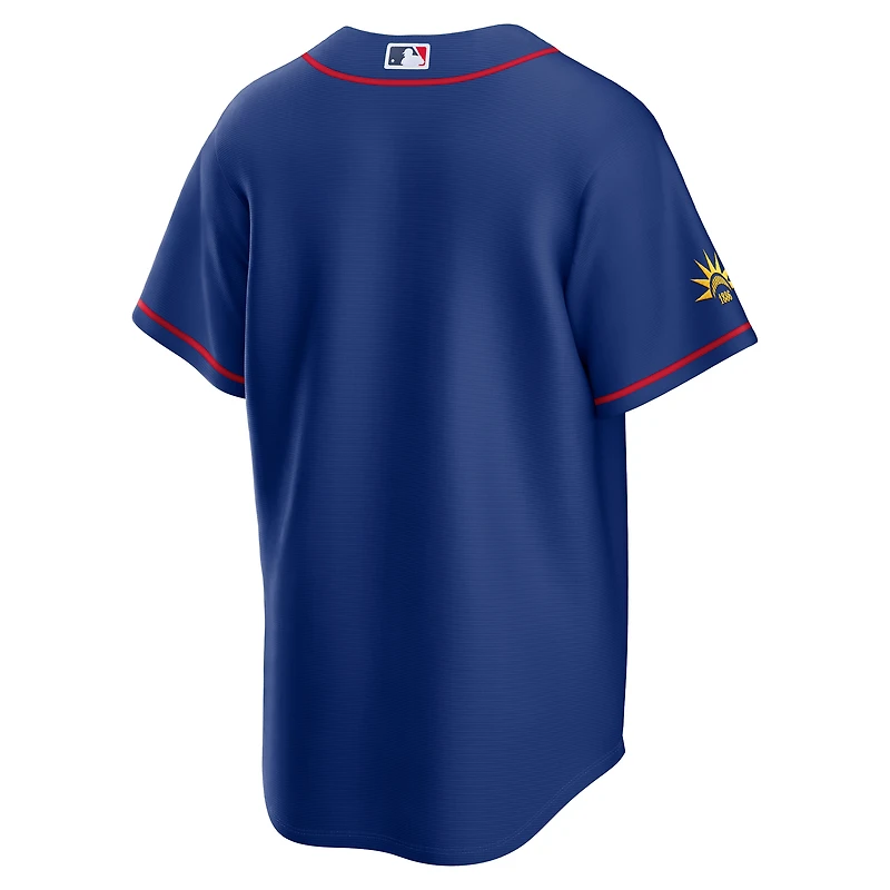 Men's Nike Blue France National Team x MLB Stadium Replica Jersey