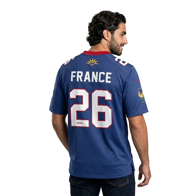 Men's Nike Blue France National Team x NFL Game Jersey