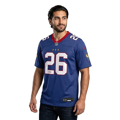 Men's Nike Blue France National Team x NFL Game Jersey