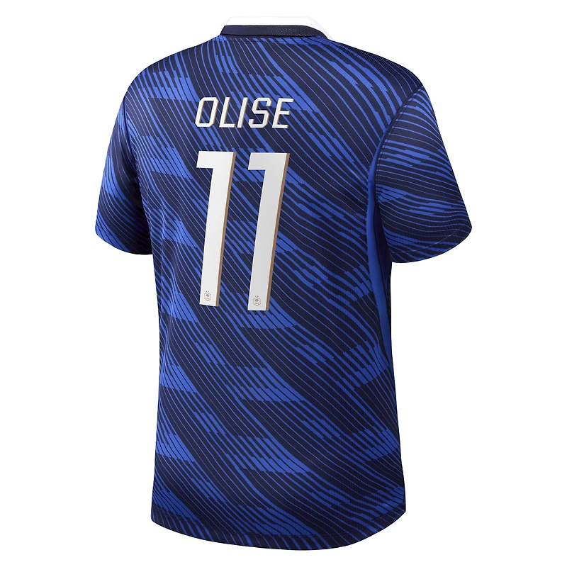 Men's Nike Michael Olise Blue France National Team 2026 Home Stadium Replica Jersey
