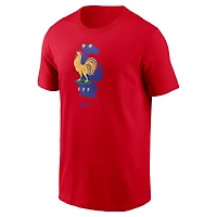 Men's Nike Red France National Team Crest Core T-Shirt