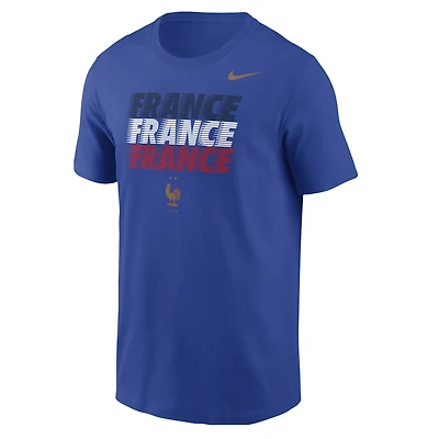 T-shirt Nike Royal France National Team 2026 Core pour homme
