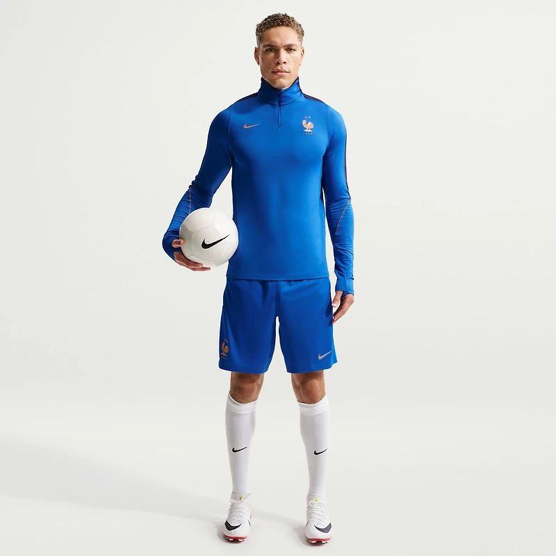 Men's Nike Royal France National Team 2026 Strike Dri-FIT Shorts