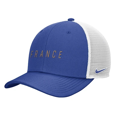 Men's Nike Royal France National Team Rise Trucker Adjustable Hat